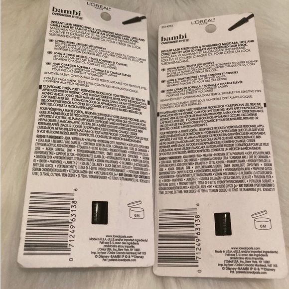 L’Oréal  2 pcs Bambi Black Máscara # 407 - Picture 3 of 3